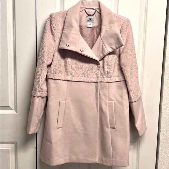 Worthington Jackets & Blazers - Worthington Rose Pink Overcoat Coat Size L